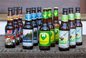 12 bottles of beer from beer club with 4 styles total